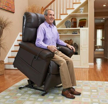 phoenix leather seat lift chair recliner